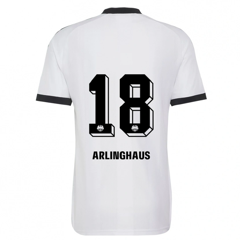Danxen Damen Maximilian Arlinghaus #18 Schwarz Weiß Auswärtstrikot Trikot 2026/27 T-Shirt Österreich