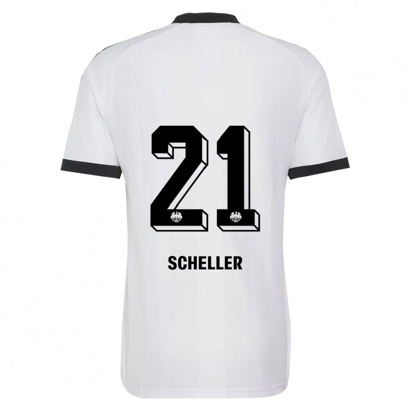 Danxen Damen Niklas Scheller #21 Schwarz Weiß Auswärtstrikot Trikot 2026/27 T-Shirt Österreich