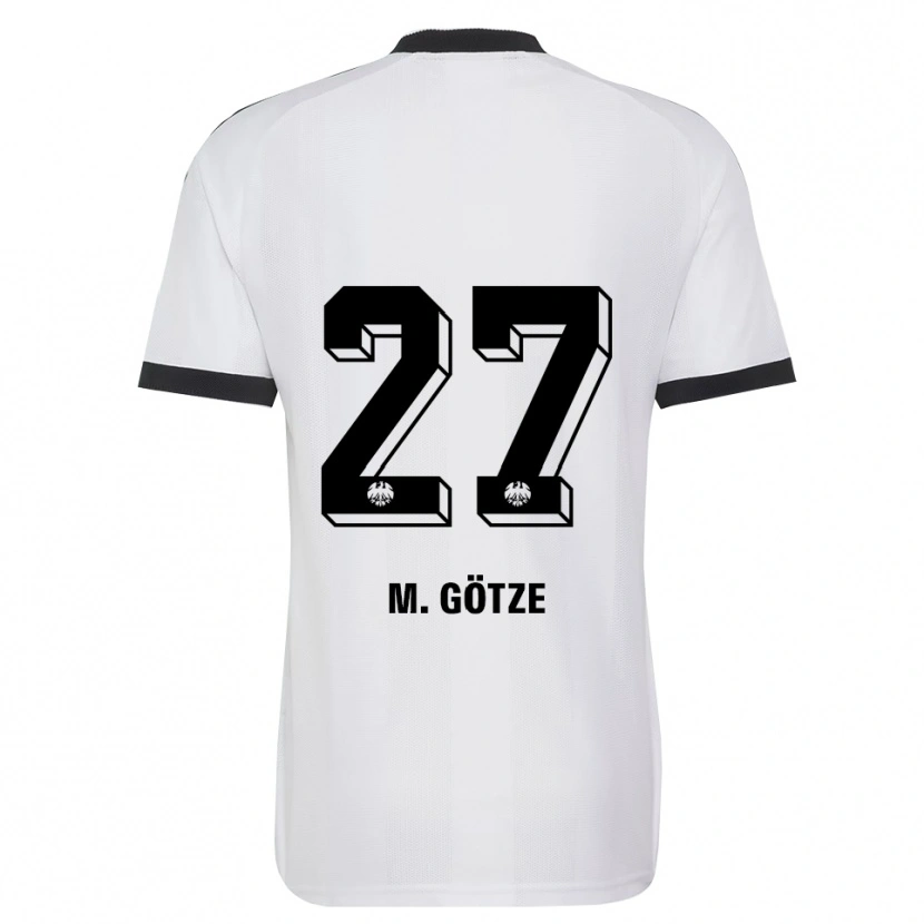 Danxen Damen Mario Götze #27 Schwarz Weiß Auswärtstrikot Trikot 2026/27 T-Shirt Österreich