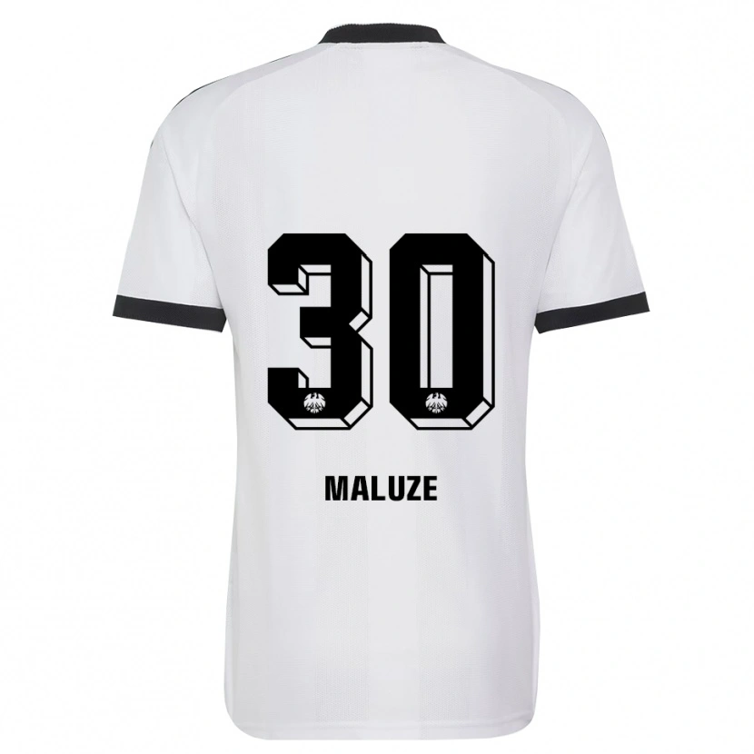 Danxen Damen Jeremiaha Maluze #30 Schwarz Weiß Auswärtstrikot Trikot 2026/27 T-Shirt Österreich