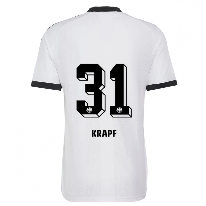 Danxen Damen Maximilian Krapf #31 Schwarz Weiß Auswärtstrikot Trikot 2026/27 T-Shirt Österreich