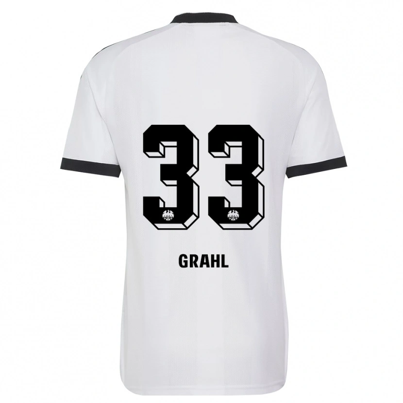 Danxen Damen Jens Grahl #33 Schwarz Weiß Auswärtstrikot Trikot 2026/27 T-Shirt Österreich