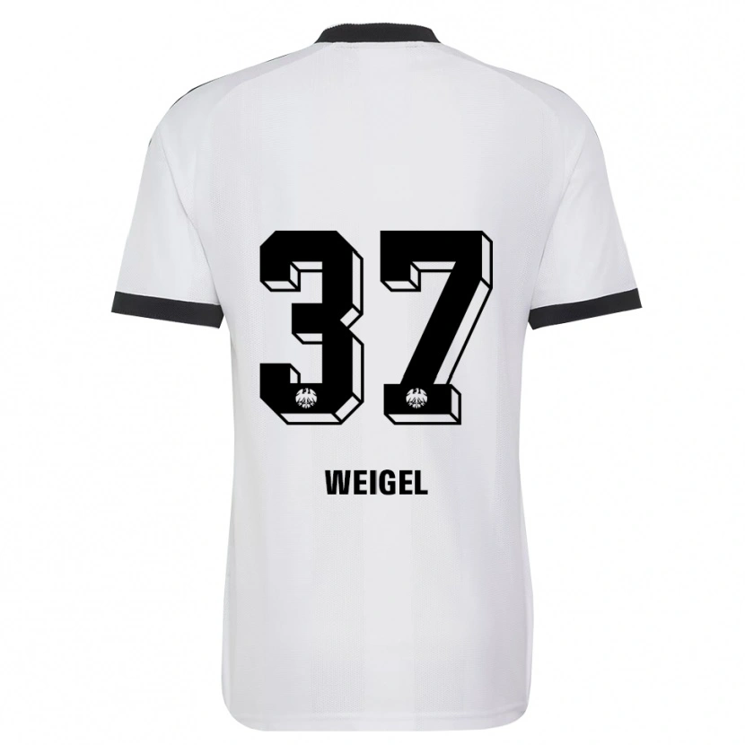 Danxen Damen Tobias Weigel #37 Schwarz Weiß Auswärtstrikot Trikot 2026/27 T-Shirt Österreich