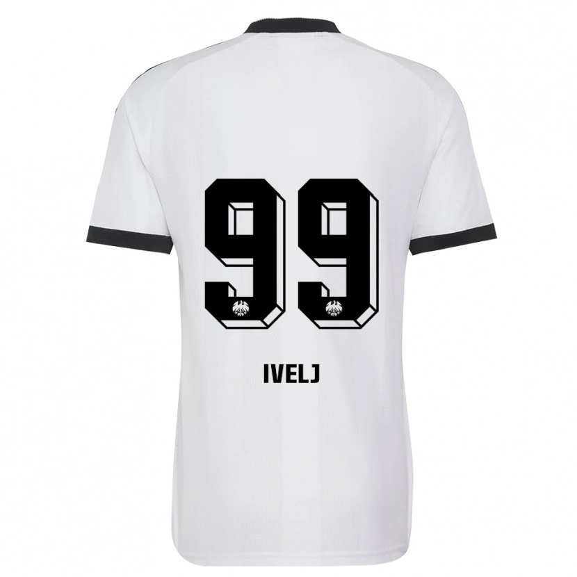 Danxen Damen Noemi Ivelj #99 Schwarz Weiß Auswärtstrikot Trikot 2026/27 T-Shirt Österreich