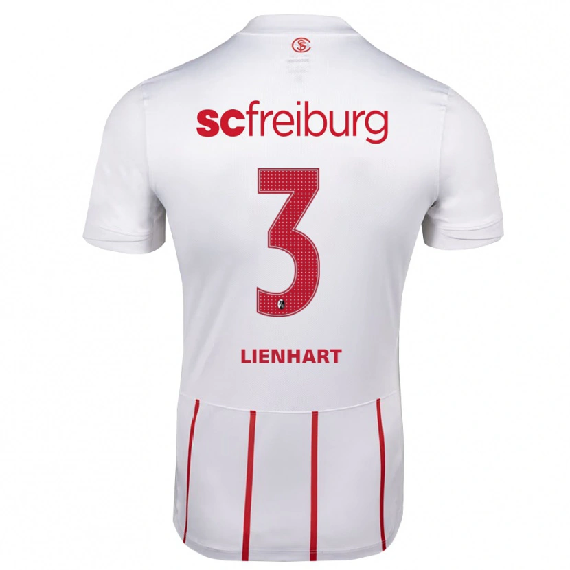 Danxen Damen Philipp Lienhart #3 Weiß Rot Gelb Auswärtstrikot Trikot 2026/27 T-Shirt Österreich