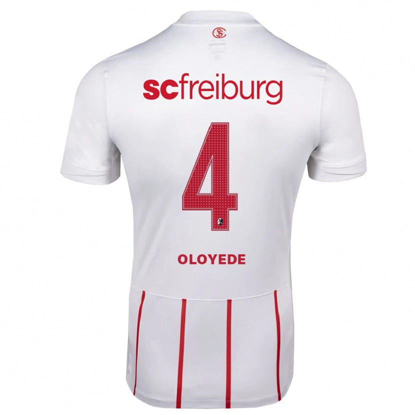 Danxen Damen Sebastian Oloyede #4 Weiß Rot Gelb Auswärtstrikot Trikot 2026/27 T-Shirt Österreich