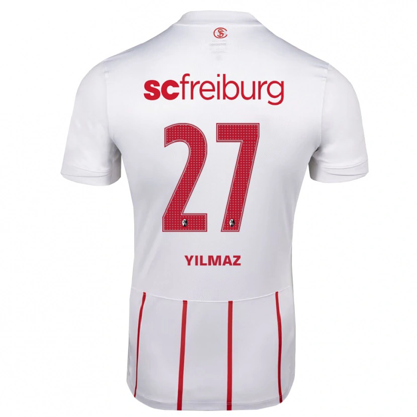 Danxen Damen Berkay Yılmaz #27 Weiß Rot Gelb Auswärtstrikot Trikot 2026/27 T-Shirt Österreich