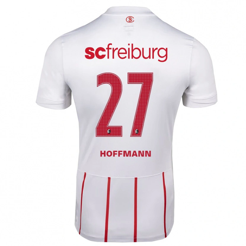 Danxen Damen Giovanna Hoffmann #27 Weiß Rot Gelb Auswärtstrikot Trikot 2026/27 T-Shirt Österreich