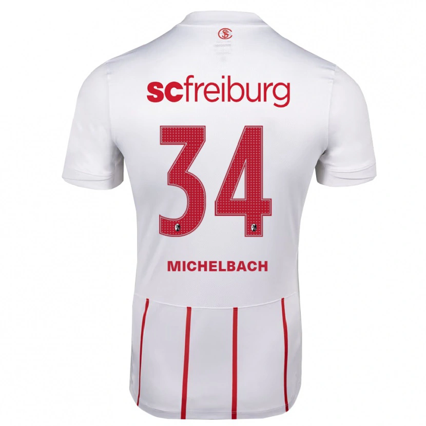 Danxen Damen Kilian Michelbach #34 Weiß Rot Gelb Auswärtstrikot Trikot 2026/27 T-Shirt Österreich