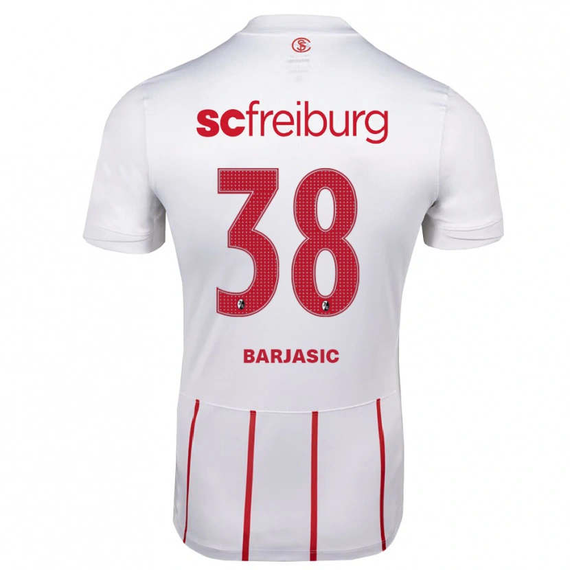 Danxen Damen Josip Barjasic #38 Weiß Rot Gelb Auswärtstrikot Trikot 2026/27 T-Shirt Österreich