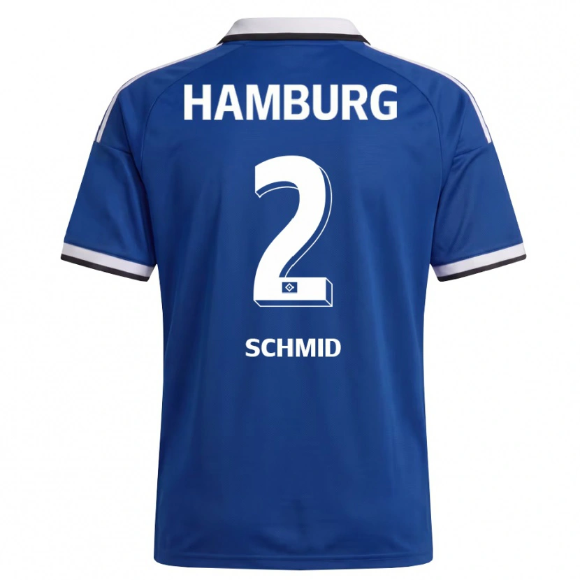 Danxen Damen Maximilian Schmid #2 Weiß Blau Auswärtstrikot Trikot 2026/27 T-Shirt Österreich