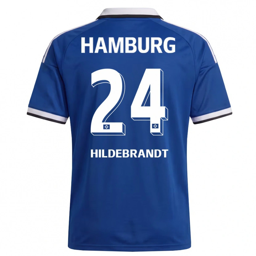 Danxen Damen Tjark Hildebrandt #24 Weiß Blau Auswärtstrikot Trikot 2026/27 T-Shirt Österreich