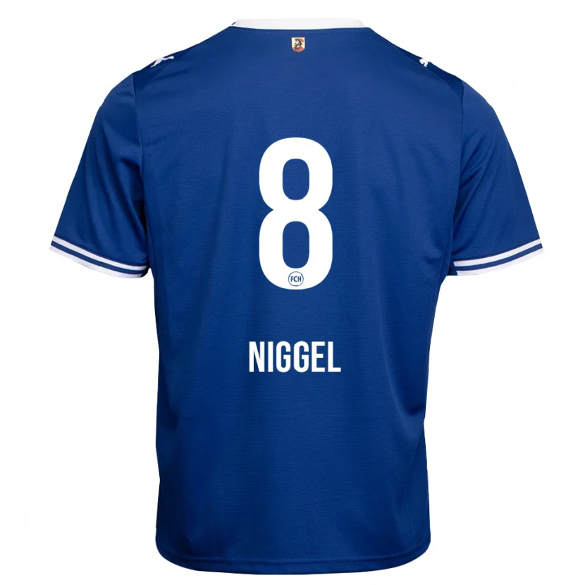 Danxen Damen Henrik Niggel #8 Königsblau Weiß Auswärtstrikot Trikot 2026/27 T-Shirt Österreich