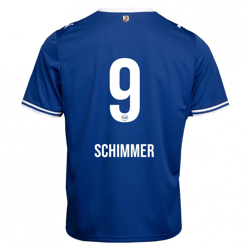 Danxen Damen Stefan Schimmer #9 Königsblau Weiß Auswärtstrikot Trikot 2026/27 T-Shirt Österreich