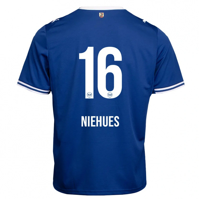 Danxen Damen Julian Niehues #16 Königsblau Weiß Auswärtstrikot Trikot 2026/27 T-Shirt Österreich