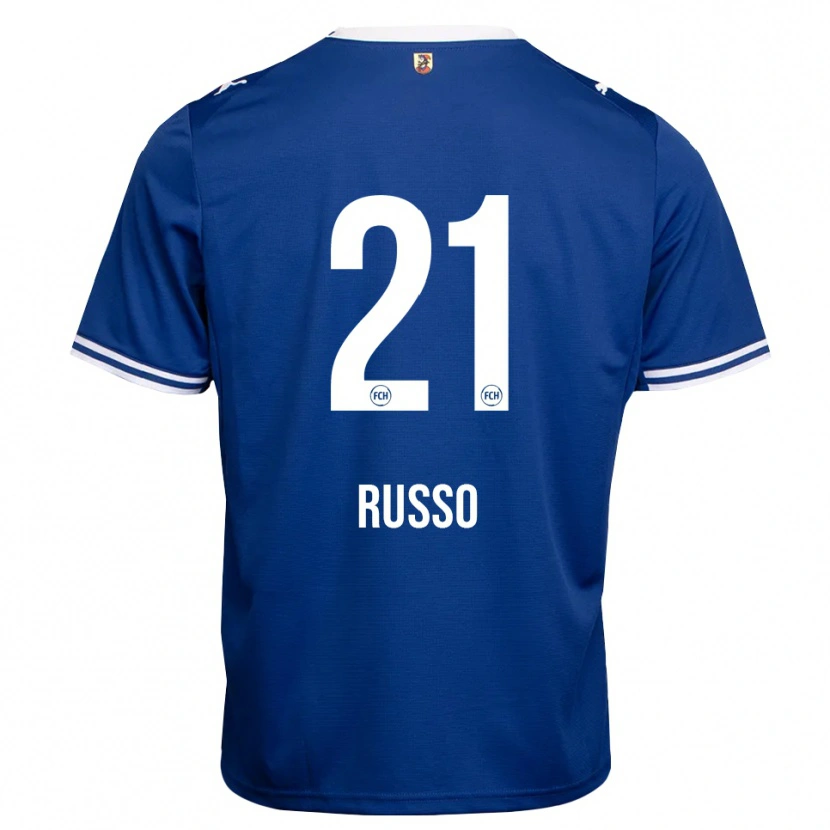 Danxen Damen Gianluca Russo #21 Königsblau Weiß Auswärtstrikot Trikot 2026/27 T-Shirt Österreich