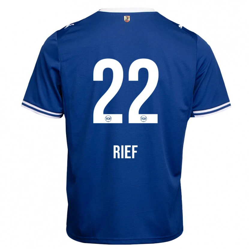 Danxen Damen Eugen Rief #22 Königsblau Weiß Auswärtstrikot Trikot 2026/27 T-Shirt Österreich