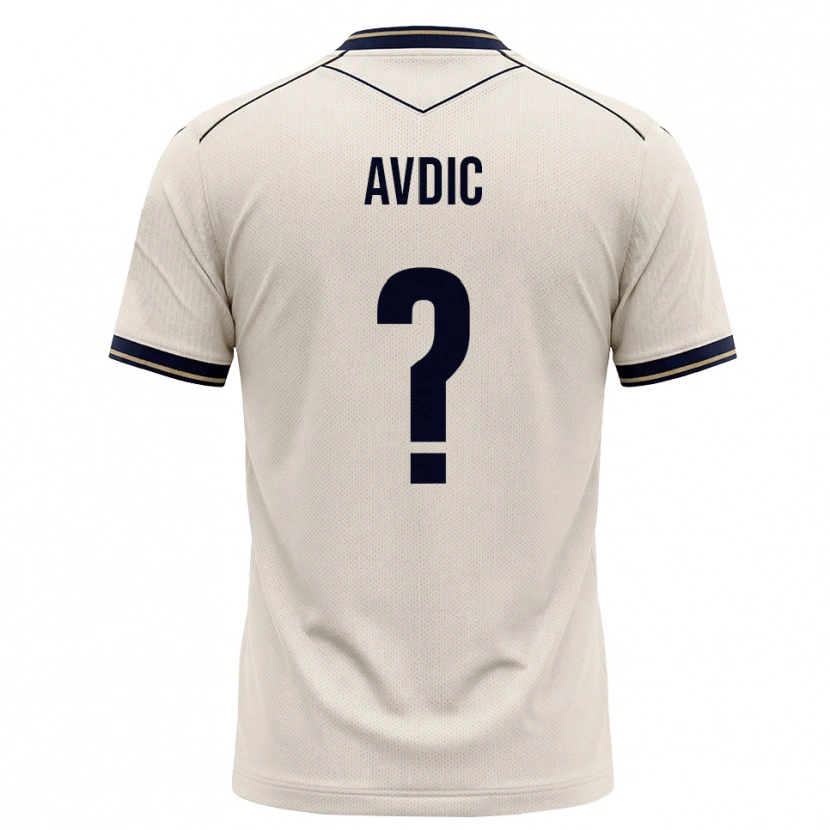 Danxen Damen Edin Avdic #0 Creme Tiefblau Auswärtstrikot Trikot 2026/27 T-Shirt Österreich