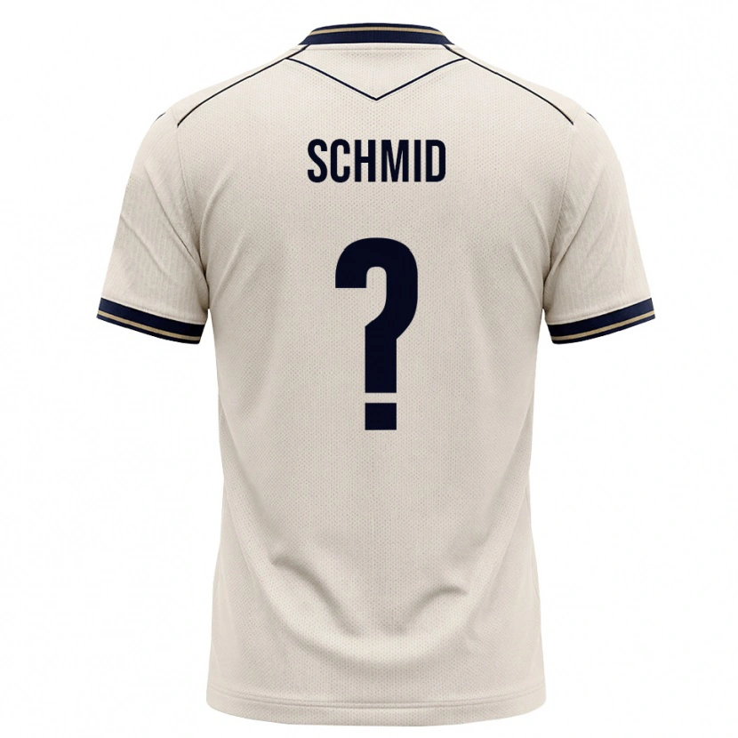 Danxen Damen Juliane Schmid #0 Creme Tiefblau Auswärtstrikot Trikot 2026/27 T-Shirt Österreich