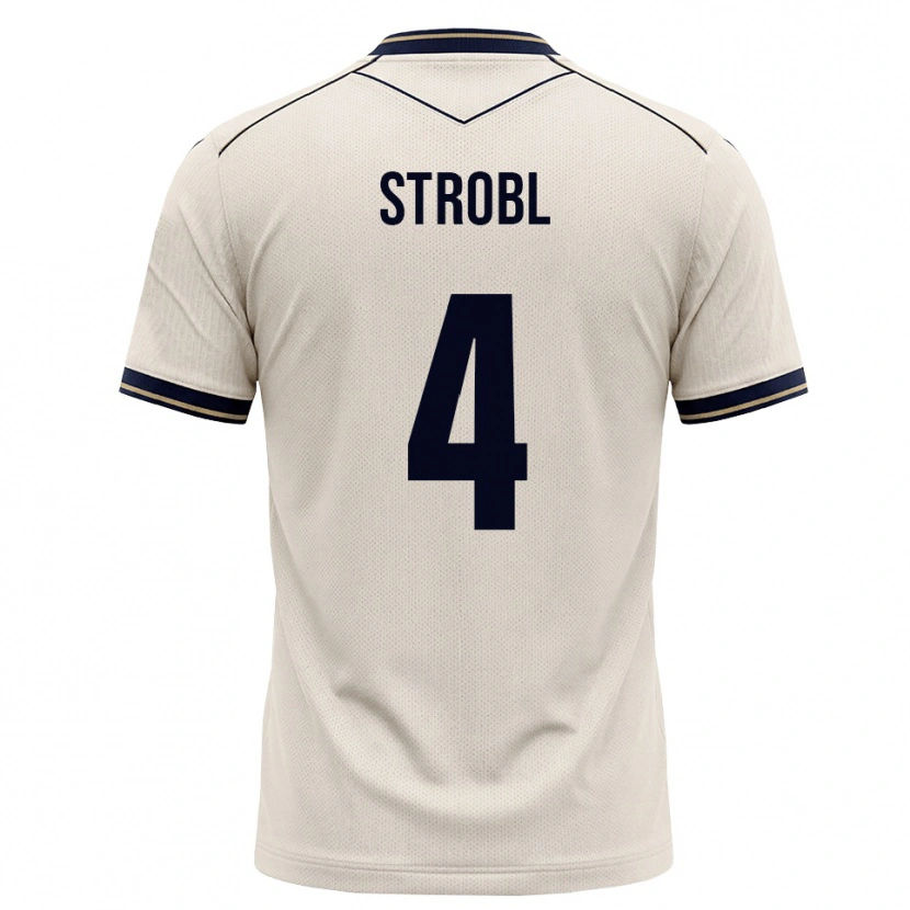Danxen Damen Lars Strobl #4 Creme Tiefblau Auswärtstrikot Trikot 2026/27 T-Shirt Österreich