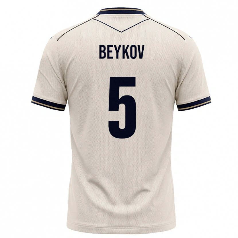 Danxen Damen Viktor Beykov #5 Creme Tiefblau Auswärtstrikot Trikot 2026/27 T-Shirt Österreich