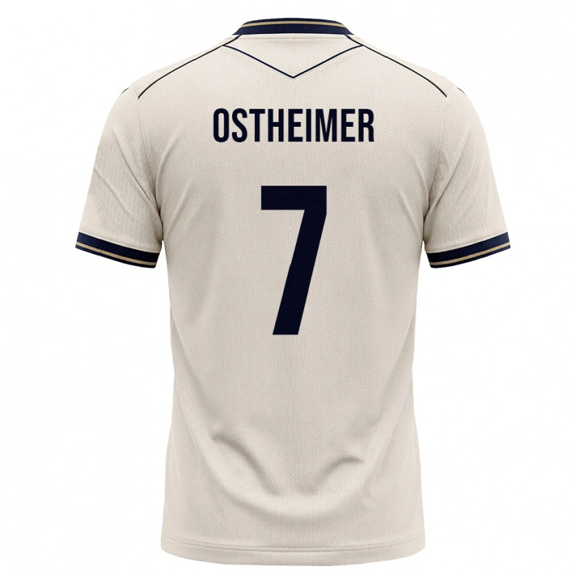Danxen Damen Nevio Ostheimer #7 Creme Tiefblau Auswärtstrikot Trikot 2026/27 T-Shirt Österreich