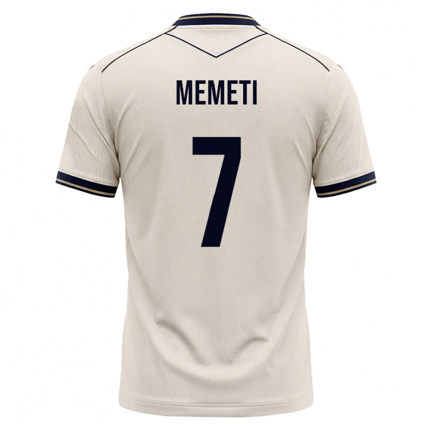 Danxen Damen Erëleta Memeti #7 Creme Tiefblau Auswärtstrikot Trikot 2026/27 T-Shirt Österreich