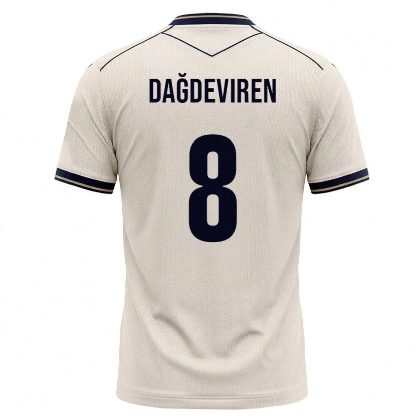 Danxen Damen Diren Dağdeviren #8 Creme Tiefblau Auswärtstrikot Trikot 2026/27 T-Shirt Österreich
