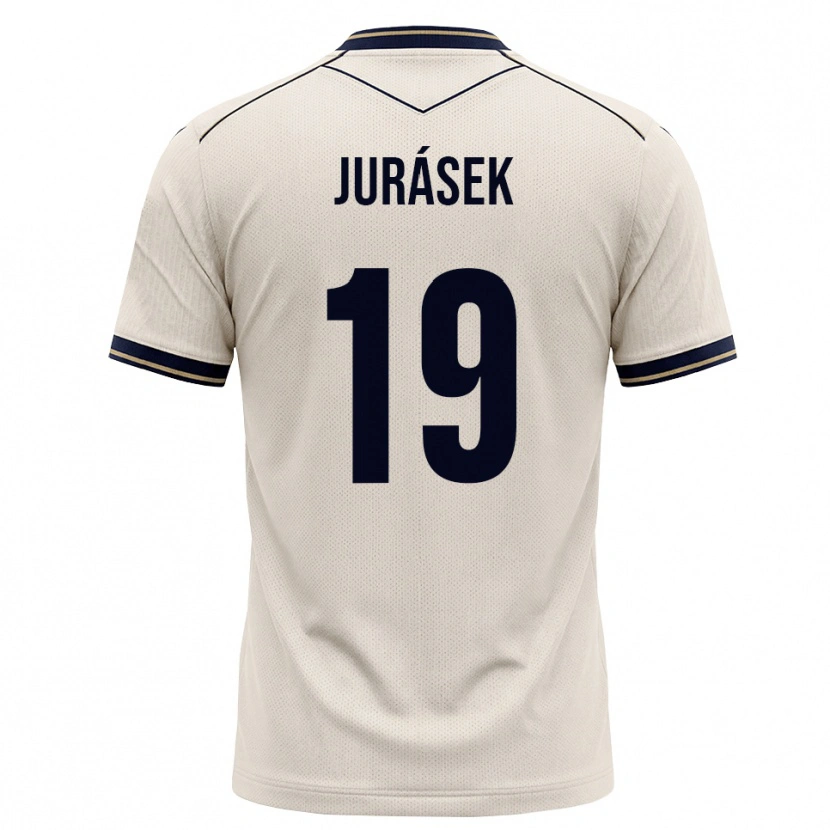 Danxen Damen David Jurásek #19 Creme Tiefblau Auswärtstrikot Trikot 2026/27 T-Shirt Österreich