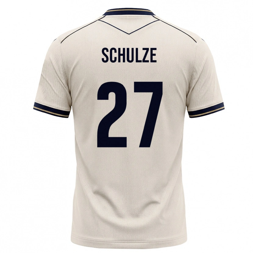 Danxen Damen Louis Schulze #27 Creme Tiefblau Auswärtstrikot Trikot 2026/27 T-Shirt Österreich