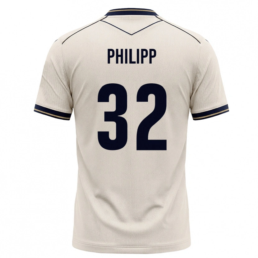 Danxen Damen Tim Philipp #32 Creme Tiefblau Auswärtstrikot Trikot 2026/27 T-Shirt Österreich