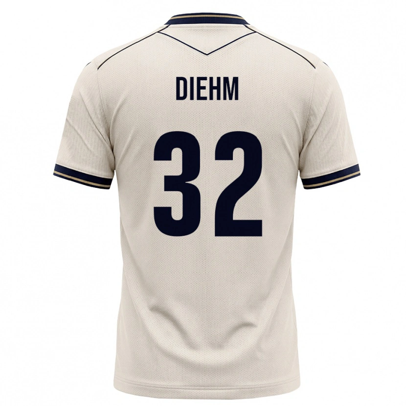 Danxen Damen Vanessa Diehm #32 Creme Tiefblau Auswärtstrikot Trikot 2026/27 T-Shirt Österreich