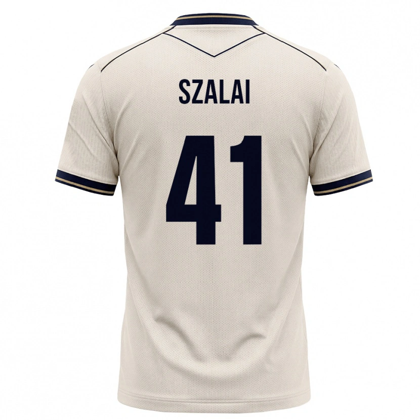 Danxen Damen Attila Szalai #41 Creme Tiefblau Auswärtstrikot Trikot 2026/27 T-Shirt Österreich