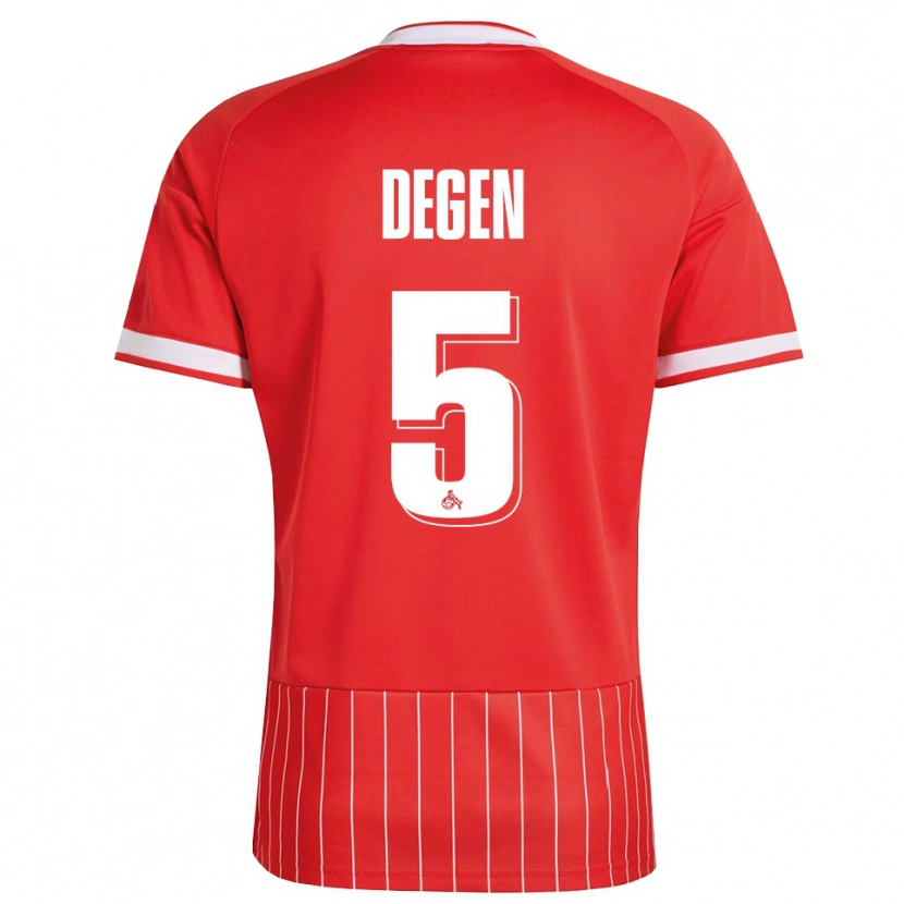 Danxen Damen Celina Degen #5 Rot Weiß Grün Auswärtstrikot Trikot 2026/27 T-Shirt Österreich
