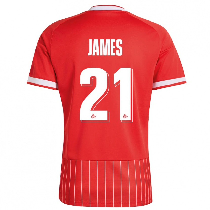 Danxen Damen Martin James #21 Rot Weiß Grün Auswärtstrikot Trikot 2026/27 T-Shirt Österreich