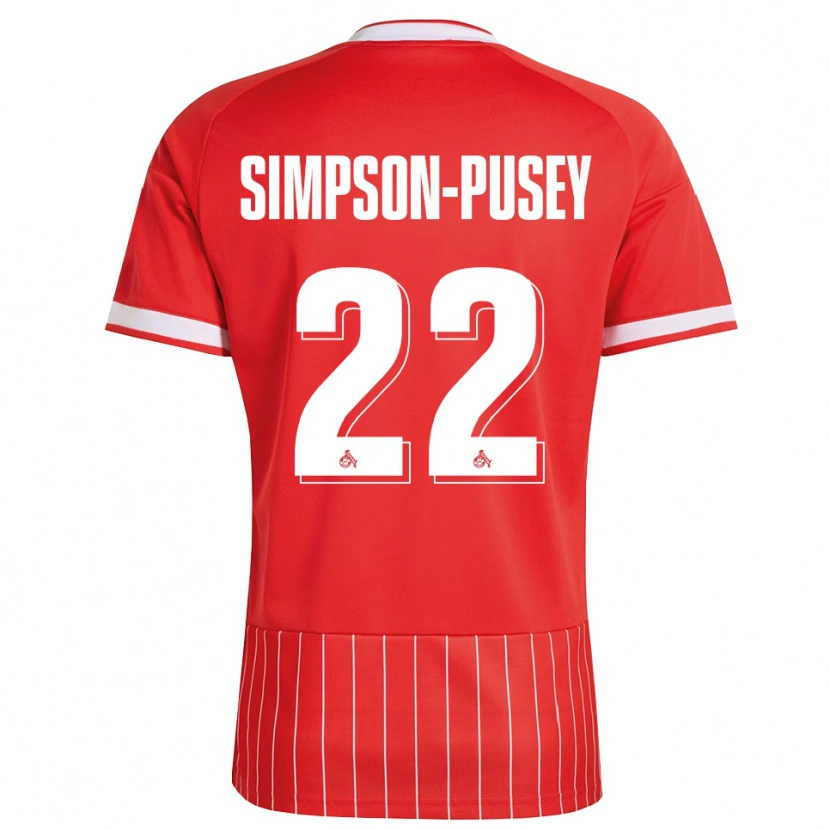 Danxen Damen Jahmai Simpson-Pusey #22 Rot Weiß Grün Auswärtstrikot Trikot 2026/27 T-Shirt Österreich