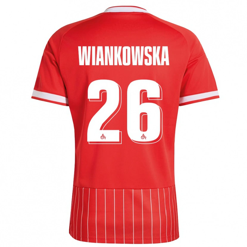Danxen Damen Martyna Wiankow­ska #26 Rot Weiß Grün Auswärtstrikot Trikot 2026/27 T-Shirt Österreich