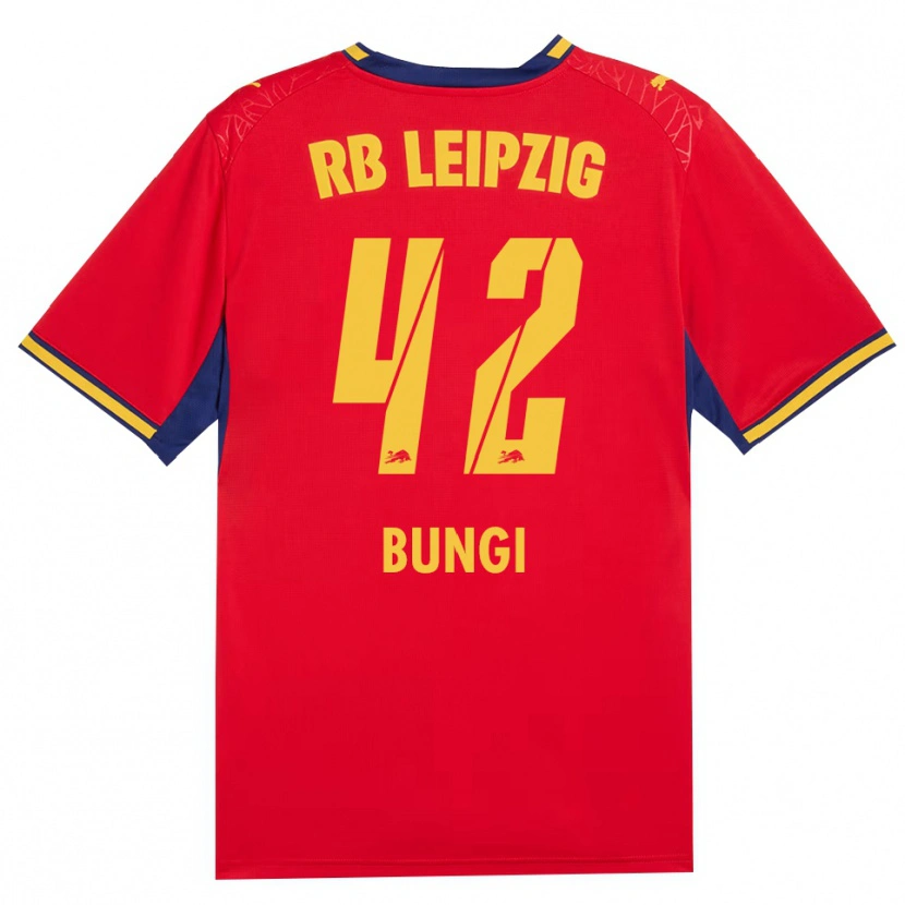 Danxen Damen Joyeux Masanka Bungi #42 Rot Gelb Königsblau Auswärtstrikot Trikot 2026/27 T-Shirt Österreich