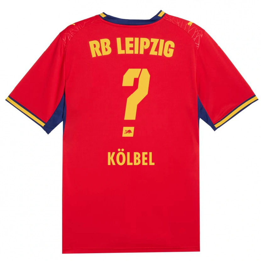 Danxen Damen Anton Kölbel #0 Rot Gelb Königsblau Auswärtstrikot Trikot 2026/27 T-Shirt Österreich