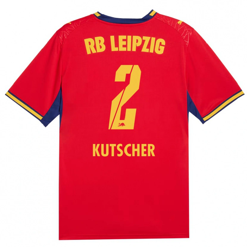 Danxen Damen Matthes Kutscher #2 Rot Gelb Königsblau Auswärtstrikot Trikot 2026/27 T-Shirt Österreich
