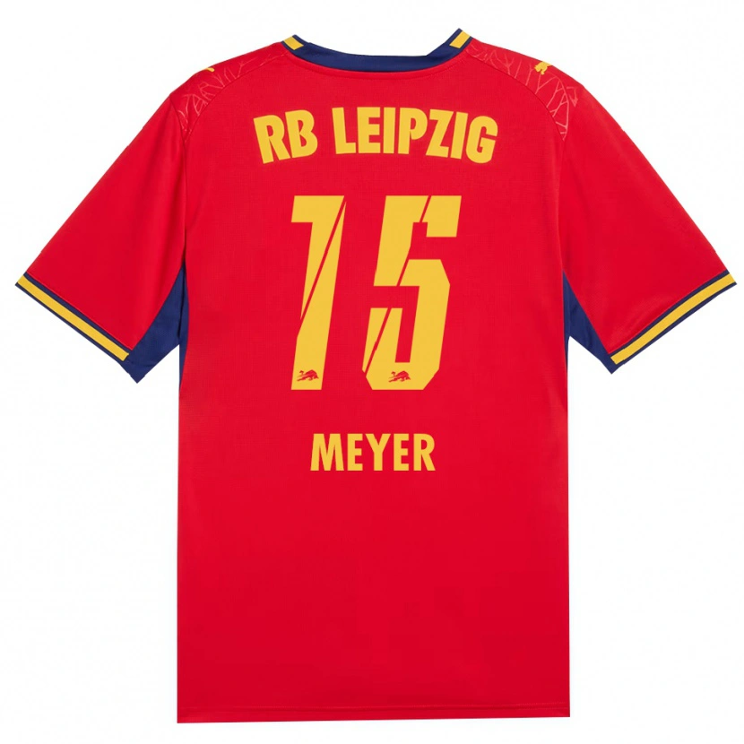 Danxen Damen Tim Meyer #15 Rot Gelb Königsblau Auswärtstrikot Trikot 2026/27 T-Shirt Österreich
