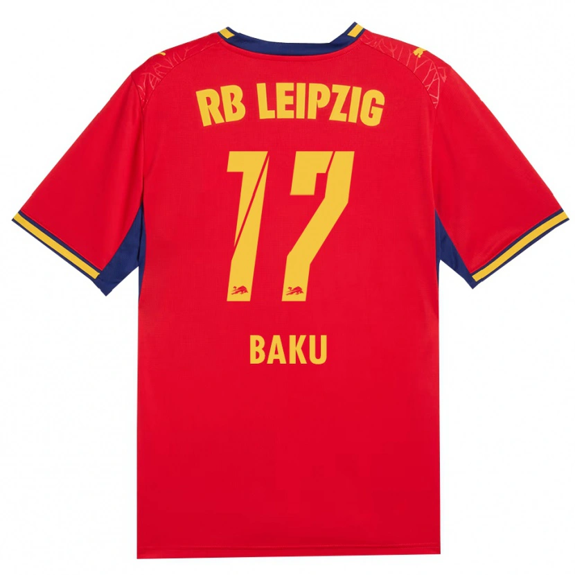 Danxen Damen Ridle Baku #17 Rot Gelb Königsblau Auswärtstrikot Trikot 2026/27 T-Shirt Österreich