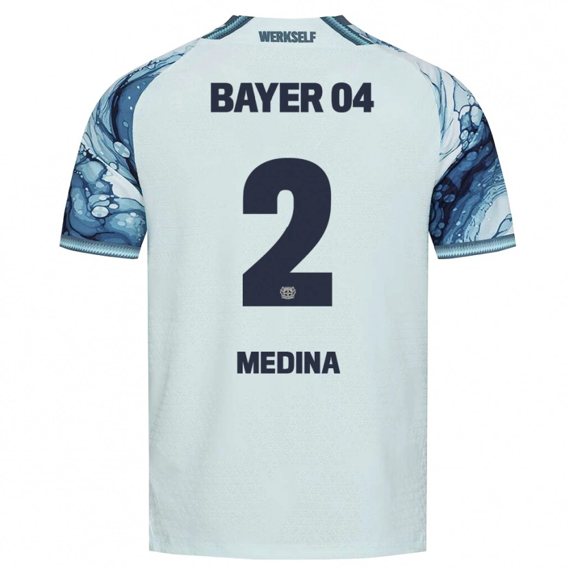 Danxen Damen Facundo Medina #2 Dunkelgrün Schwarz Auswärtstrikot Trikot 2026/27 T-Shirt Österreich