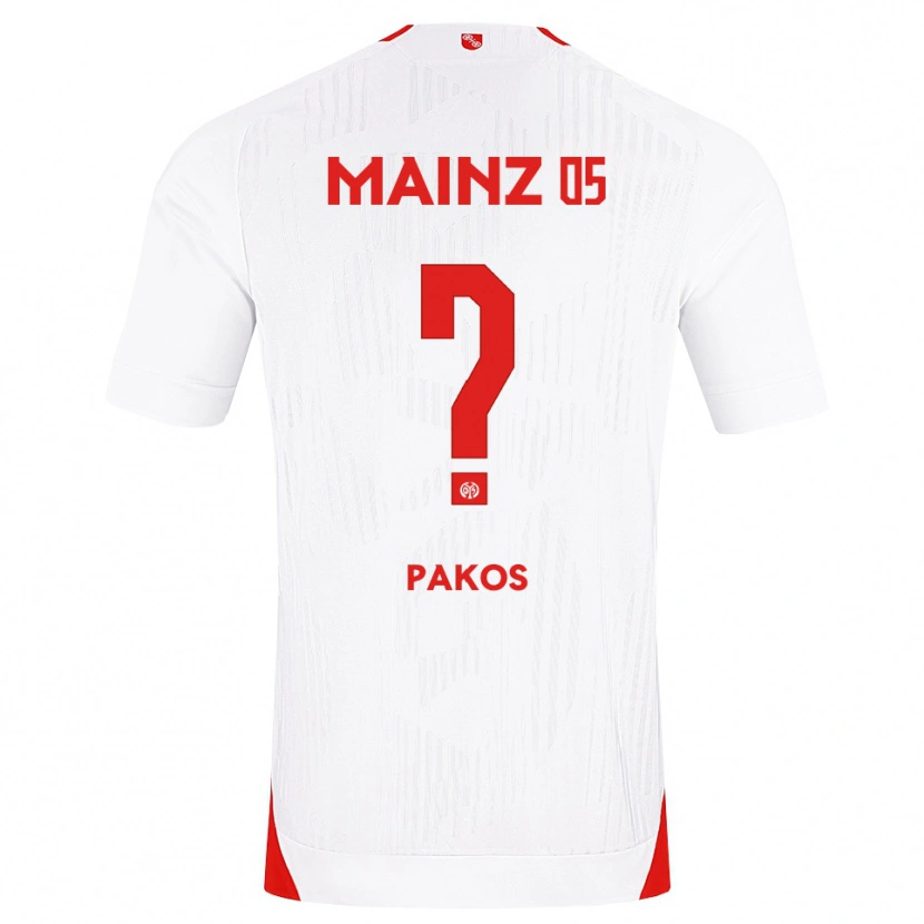 Danxen Damen Georgios Pakos #0 Weiß Rot Gelb Auswärtstrikot Trikot 2026/27 T-Shirt Österreich