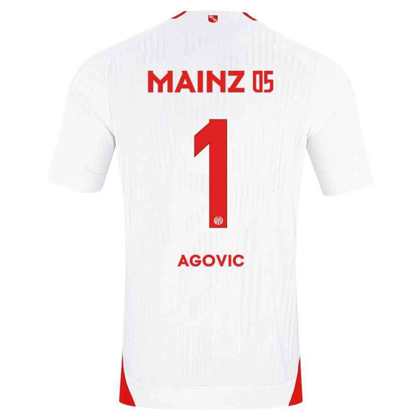 Danxen Damen Daris Agovic #1 Weiß Rot Gelb Auswärtstrikot Trikot 2026/27 T-Shirt Österreich