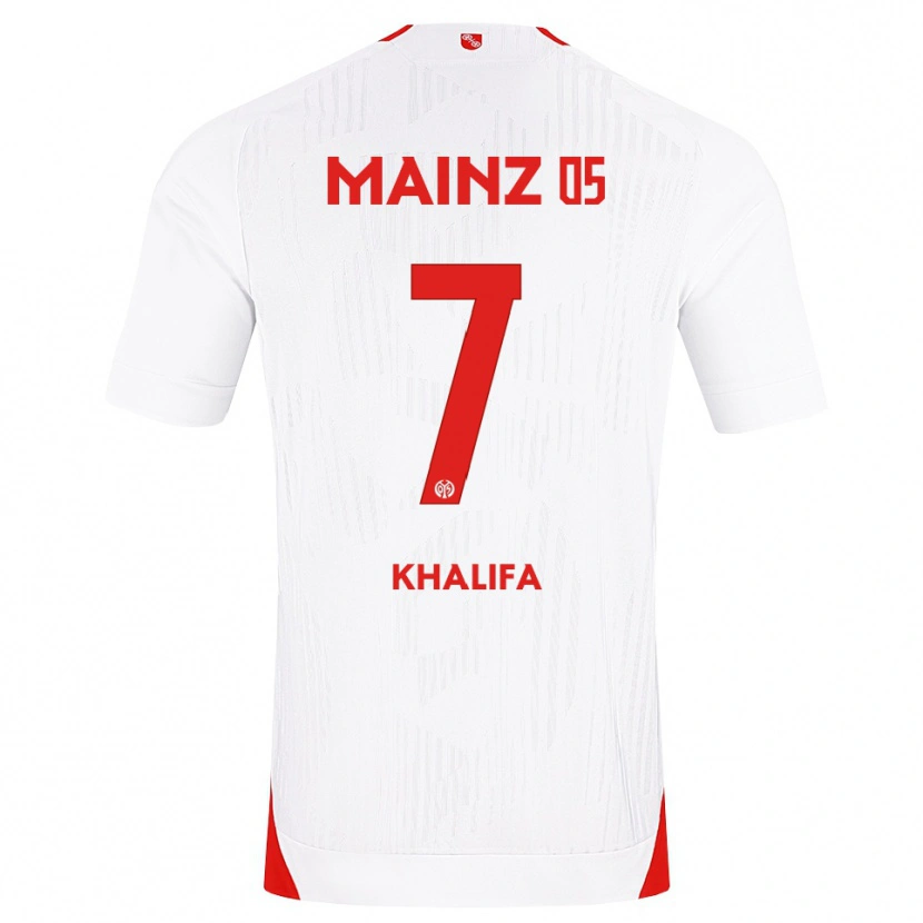 Danxen Damen Sarah Khalifa #7 Weiß Rot Gelb Auswärtstrikot Trikot 2026/27 T-Shirt Österreich