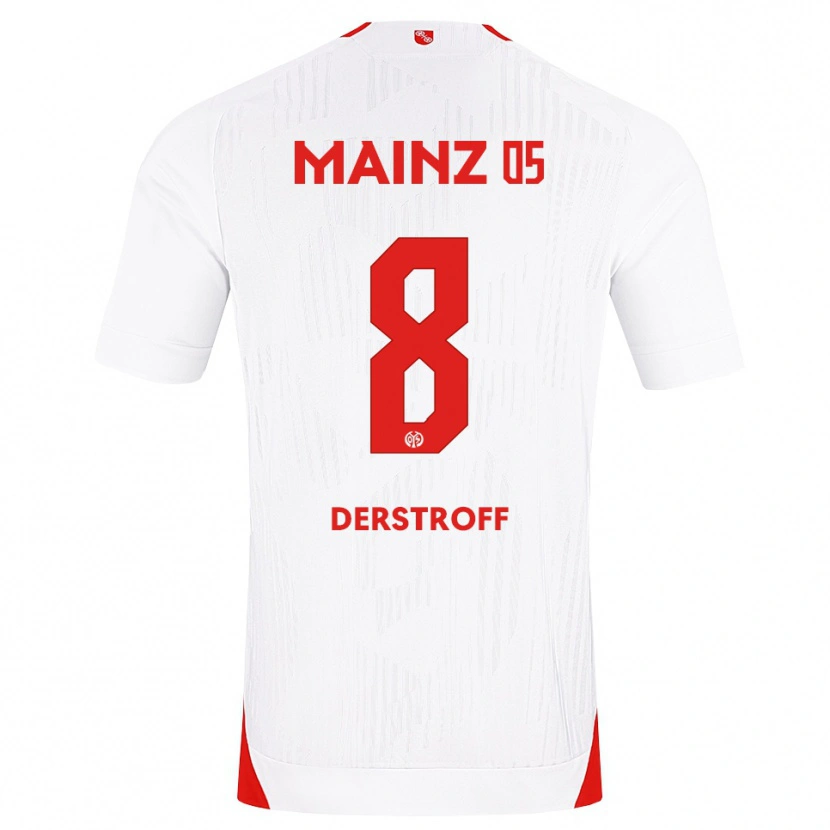 Danxen Damen Julian Derstroff #8 Weiß Rot Gelb Auswärtstrikot Trikot 2026/27 T-Shirt Österreich