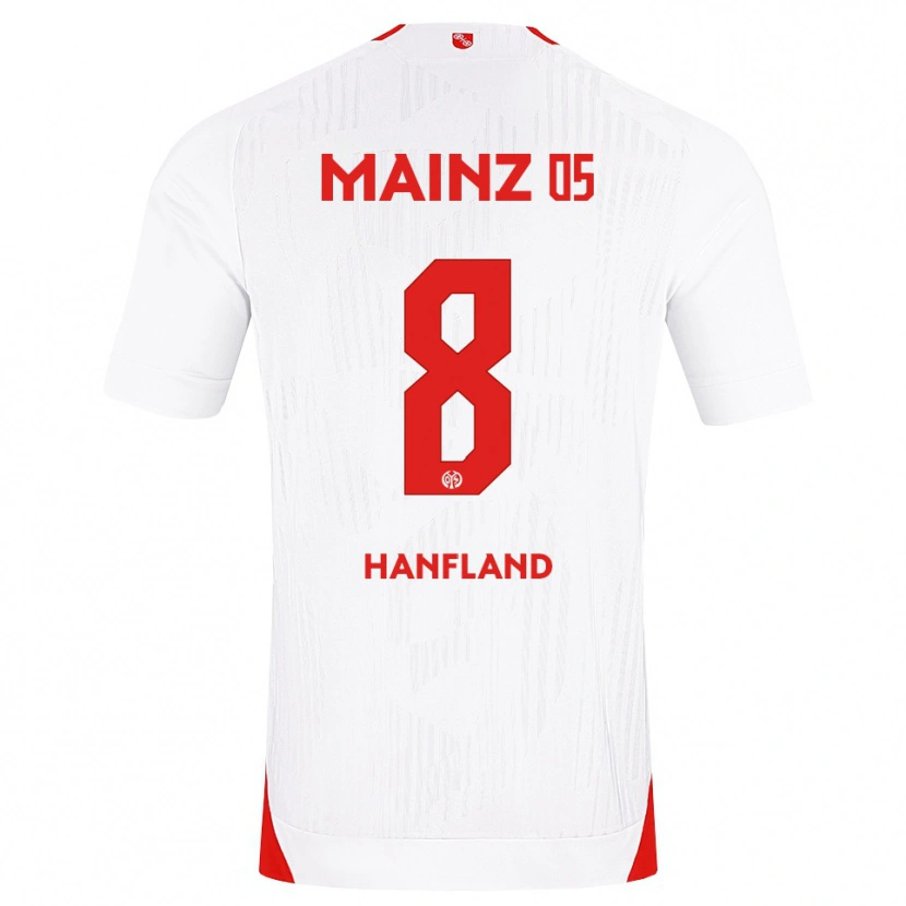 Danxen Damen Paul Hanfland #8 Weiß Rot Gelb Auswärtstrikot Trikot 2026/27 T-Shirt Österreich