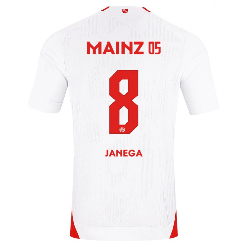Danxen Damen Jan Janega #8 Weiß Rot Gelb Auswärtstrikot Trikot 2026/27 T-Shirt Österreich