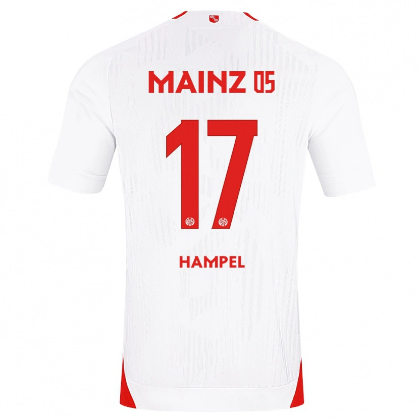 Danxen Damen Luca Hampel #17 Weiß Rot Gelb Auswärtstrikot Trikot 2026/27 T-Shirt Österreich